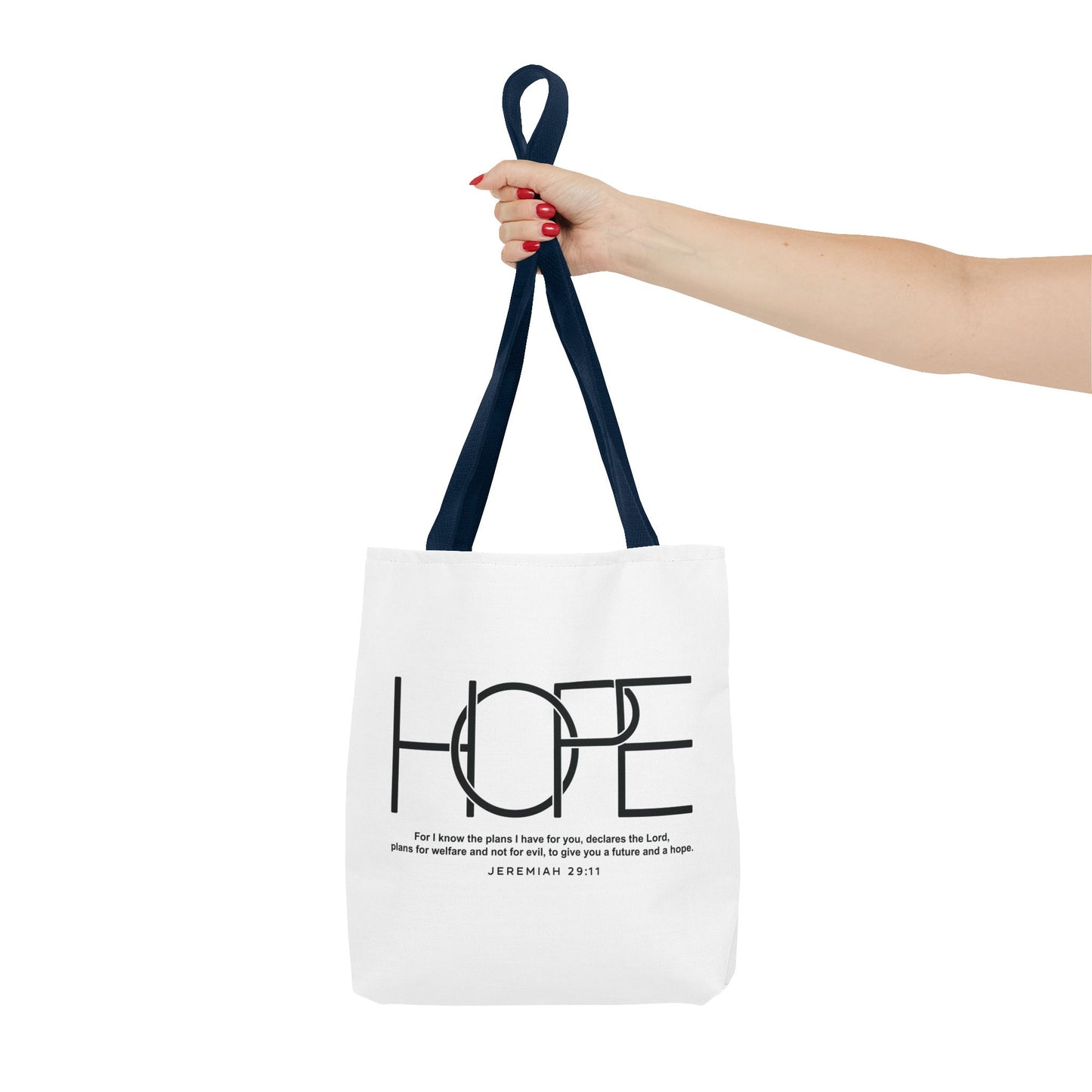 Inspirational Hope Tote Bag – Jeremiah 29:11
