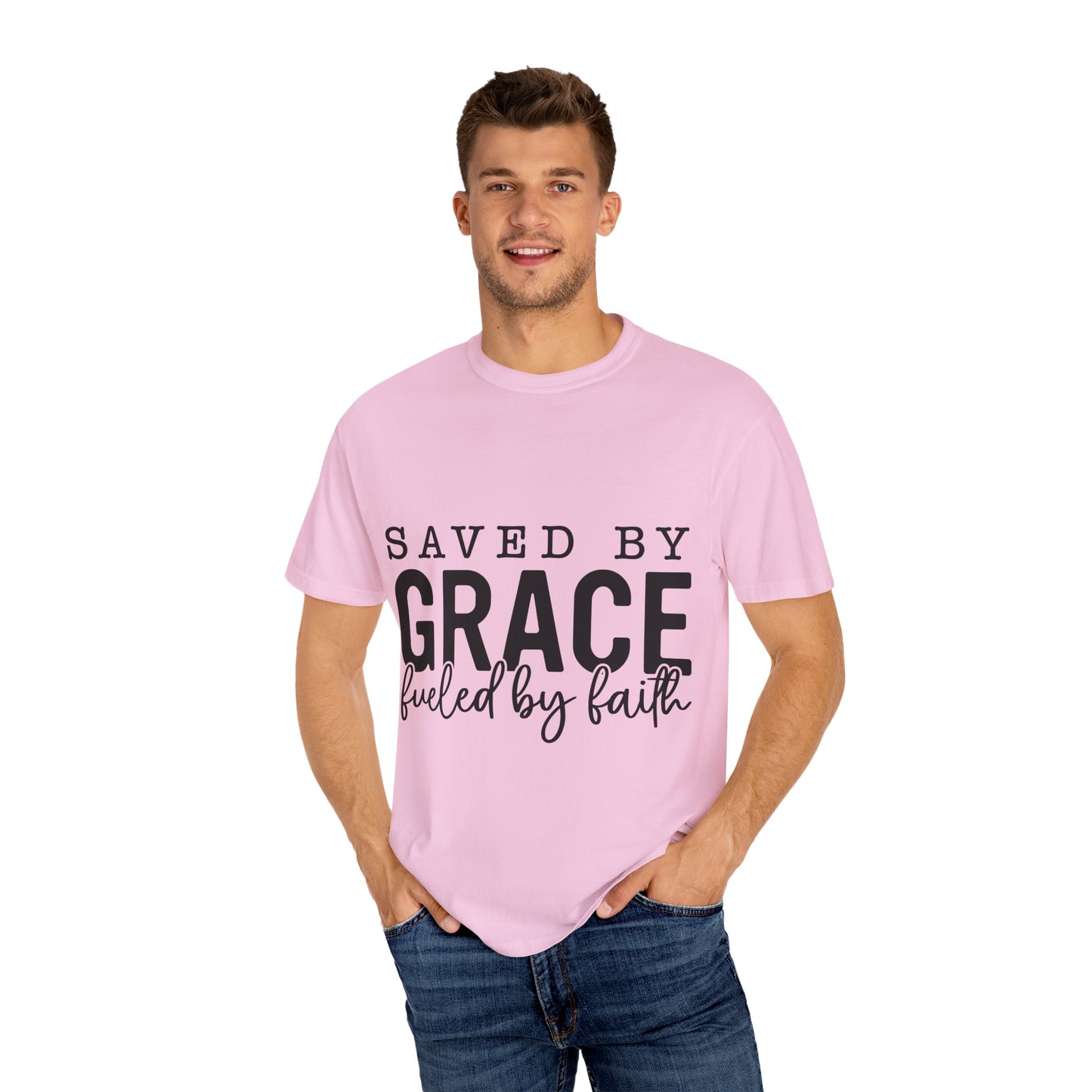 Saved by Grace Inspired Unisex T-Shirt - Faith-Based Apparel